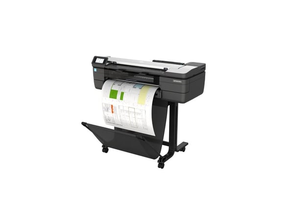 HP DesignJet T830 - 24" multifunksjonsskriver - farge - ink-jet - 610 x 2770 mm (original) - Rull (61 cm) (medie) - opp til 0.43 min/side (trykking...