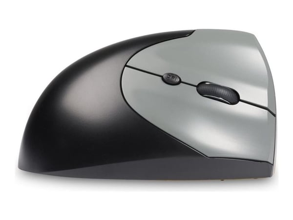 BakkerElkhuizen HandShake - Vertikal mus - ergonomisk - vänsterhänt - optisk - 7 knappar - trådlös, kabelansluten - 2.4 GHz, USB-C, Bluetooth 5.3 -...