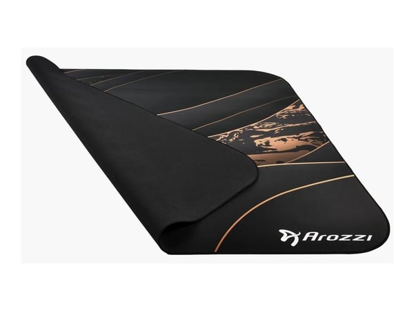 Arozzi Zona - Stolmatte for kontor - firkantet - 116 x 116 cm - svart gull