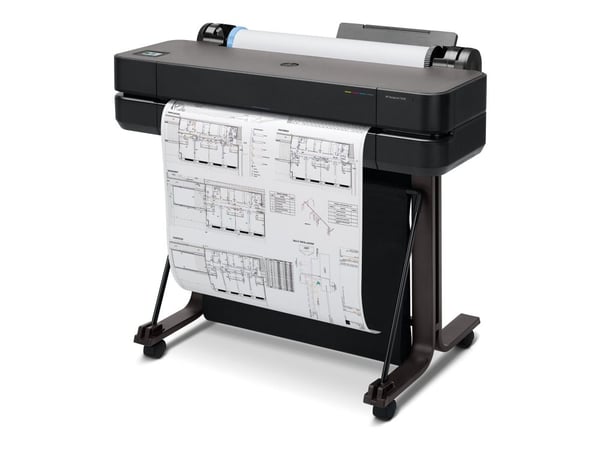 HP DesignJet T630 - 2025 Edition - 24" storformatsskriver - farge - ink-jet - Rull A1 (61,0 cm x 45,7 m), A1, ANSI D - 2400 x 1200 dpi - inntil 0.5...
