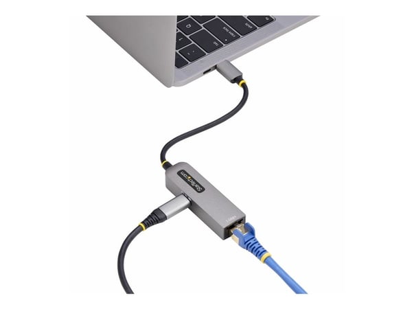 StarTech.com 1GPD3-USB-C-ETHERNET, Langallinen, USB Type-C, Ethernet, 5000 Mbit/s, Harmaa