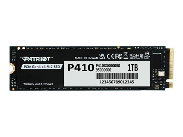 PATRIOT SSD Patriot 1 TB M.2 P410 PCIe 4.0 5000/4500 (P410P1TBM28H)