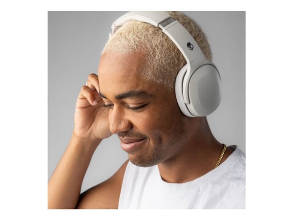 Skullcandy Crusher 540 Active - Hodetelefoner med mikrofon - full størrelse - Bluetooth - trådløs, kablet - 3,5 mm jakk - lydisolerende - betong