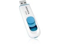 ADATA Classic Series C008 - USB flash-enhet - 16 GB - USB 2.0 - vit, blå