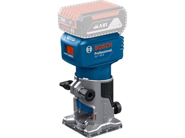 Bosch GLF 18V-8, børsteløs, svart, blå, 30000 o/min, 6, 6,35 (1/4"), 8 (5/16"), 10000 o/min, 89 dB - SOLO