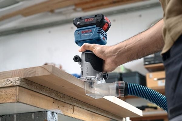 Bosch GLF 18V-8, børsteløs, svart, blå, 30000 o/min, 6, 6,35 (1/4"), 8 (5/16"), 10000 o/min, 89 dB - SOLO