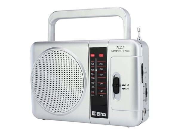 ELTRA TOLA 3, Bærbar, Analoginen, FM,LW, 87,5 - 108 Mhz, 148,5 - 283,5 kHz, 0,5 W