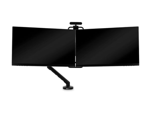 BakkerElkhuizen - Monteringskomponent (tverrstang for dobbeltskjermer) - for 2 LCD/plasma-paneler - aluminium, stål, HDPE plast, polyamidplast - sv...