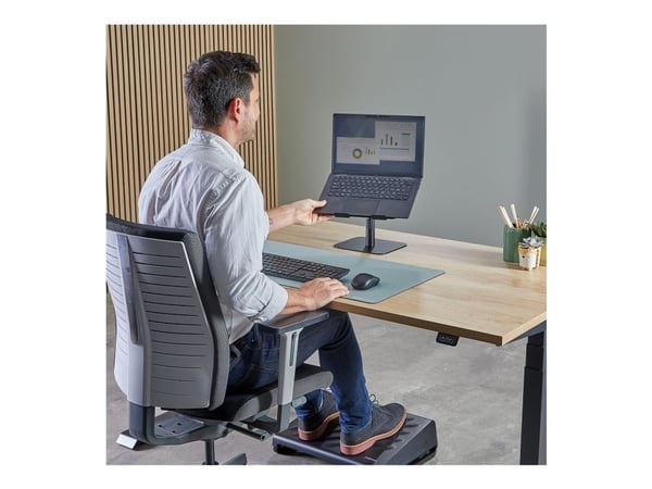 Fellowes Alumia - Notebookstativ - skrivebord - inntil 15" - svart