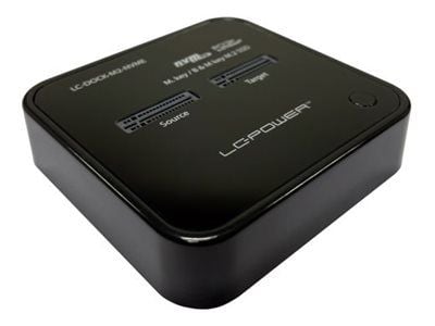LC Power LC-DOCK-M2-NVME - HDD dockningsstation - M.2 - M.2 NVMe Card - USB-C 3.2 (Gen 2x1) - svart