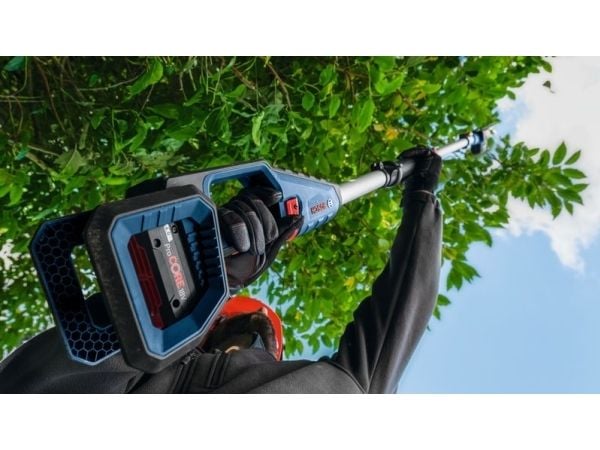 Bosch GHE 18V-50 TP, Hekketrimmer, Blad, D-sløyfet håndgrep, Metall, 1700 RPM, Sort, Blå, Rød, Rustfritt stål - SOLO
