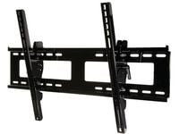 Peerless PARAMOUNT Universal Tilt Wall Mount PT650 - Monteringssett (veggplate, tippebrakett) - for flatpanel - kaldvalset stål - glanssvart - skje...