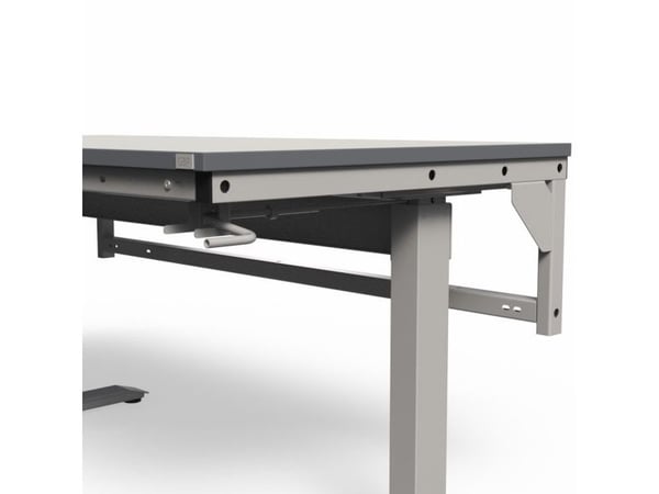 Ergonomisk arbeidsbord 800x620 mm m/ HPL-bordplate