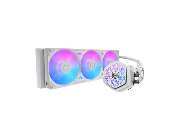 Cooler Master MasterLiquid Atmos II 360 VRM Fan White, Væskekjølesett, 12 cm, 322,8 m³/t, Hvit