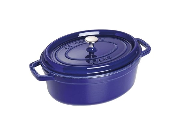 STAUB Soikea valurautapata 4,2 ltr sininen universaali