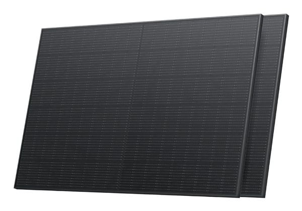 EcoFlow 400W Rigid Solar Panel (2 pieces), 400 W, 37,1 V, 13,79 A, Monokrystallinsk silisium, Svart, IP68