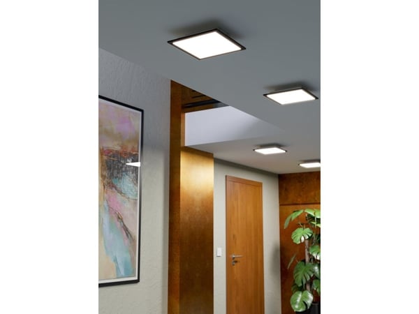 EGLO Moradillo-Z, 1 ampuller, LED, 1700 lm, Svart, Hvit