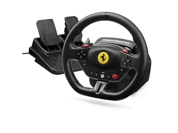 Thrustmaster T98 Ferrari 296 GTS, Ratt + pedaler, PC, Xbox One, Xbox Series S, Xbox Series X, Xbox One X, Xbox One S, Retningsknapper, Håndbremskna...