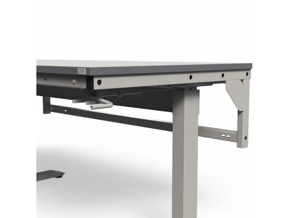 Ergonomisk arbeidsbord 800x620 mm m/ HPL-bordplate