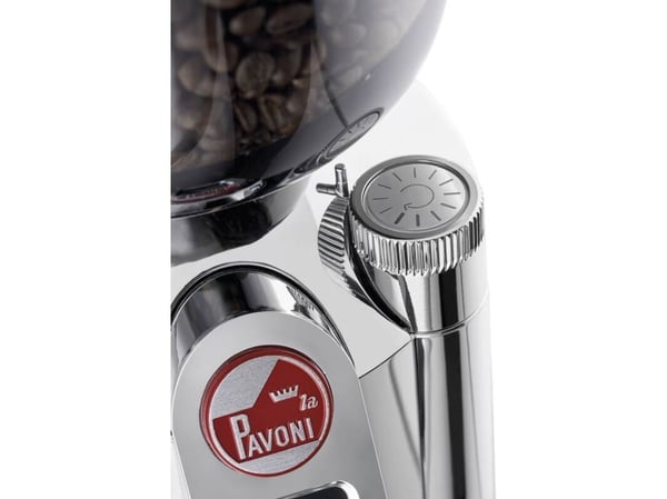 la Pavoni Il Cilindro, Kantkvern, 500 g, Flat skarring, Stål, 1350 RPM, Aluminium