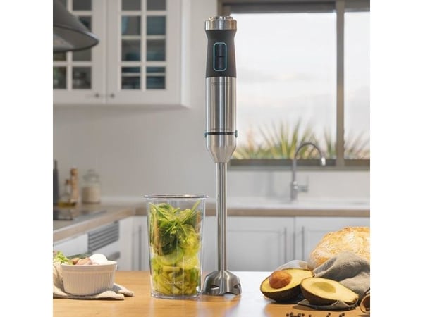Cecotec Power TitanBlack 1500 XL Cream, Stav Mikser, 0,8 l, Isknusing, 1500 W, Sort, Sølv