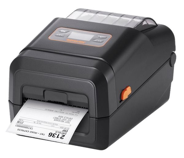 BIXOLON XL5-40 - Etikettskriver - direktetermisk - Rull (11,4 cm) - 203 dpi - inntil 152 mm/sek - USB 2.0, USB-vert, seriell, LAN - kutter - mørk grå