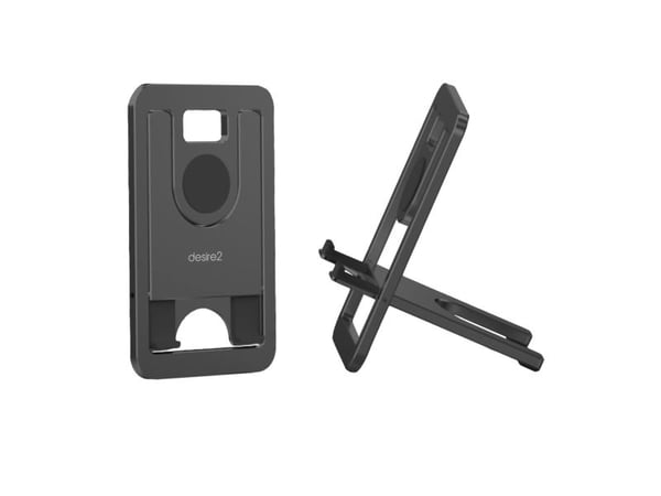 Desire2 D2PFOLDGY, Mobiltelefon/smarttelefon, Passiv holder, Bord, Svart