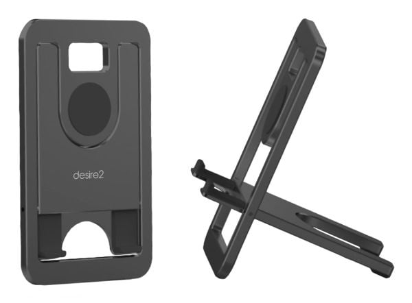 Desire2 D2PFOLDGY, Mobiltelefon/smarttelefon, Passiv holder, Bord, Svart