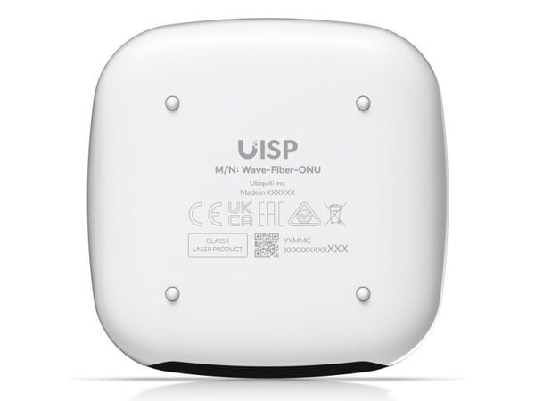 Ubiquiti WaveFiber ONU, 2488 Mbit/s, 1000,2500 Mbit/s, 20000 m, 1490 nm, 1,5 dBmW, 5 dBmW