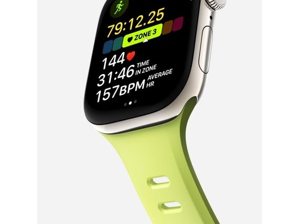 Nomad Tempo Band, Band, Smartklokke, Lysegrønn, Apple, 45mm / 46mm, Gummi