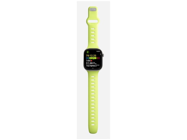Nomad Tempo Band, Band, Smartklokke, Lysegrønn, Apple, 45mm / 46mm, Gummi