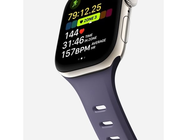Nomad Tempo Band, Band, Smartklokke, Lilla, Apple, 41mm / 42mm, Gummi