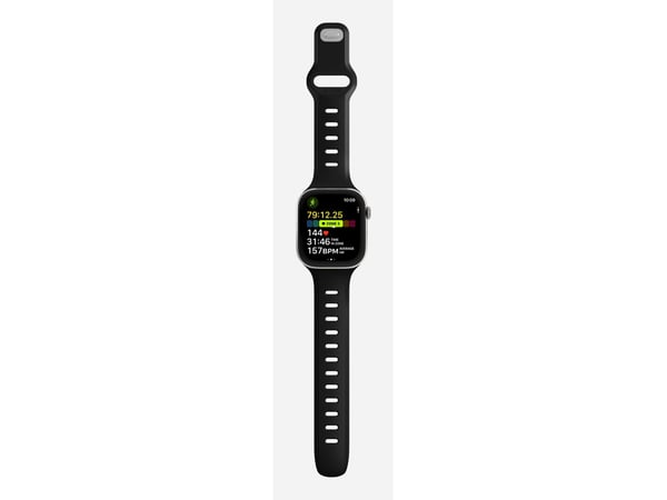 Nomad Tempo Band, Band, Smartklokke, Svart, Apple, 41mm / 42mm, Gummi