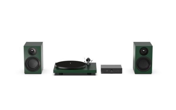 Pro-Ject Colourful Audio System E, Hihnakäyttöinen levysoitin, Vihreä, Metalli Pro-Ject Colourful Audio System E, Hihnakäyttöinen levysoitin, Vihreä, Metalli