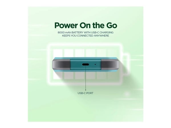 Acer Connect M4 - Mobil hotspot - 5G LTE - Wi-Fi 5, Wi-Fi 6 - med Global 20GB dataplan för de första 6 månaderna