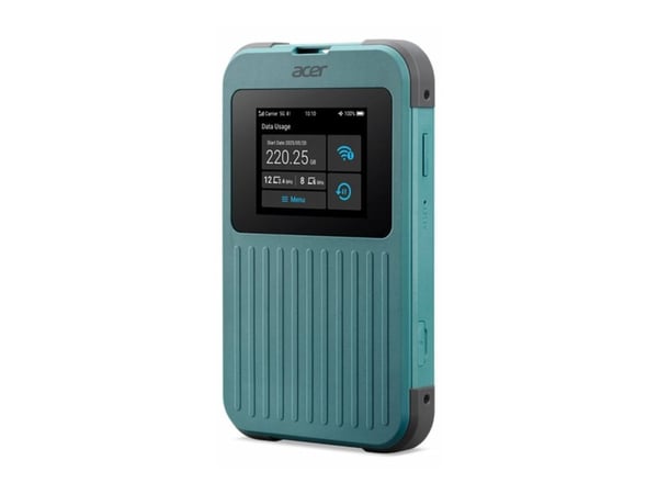 Acer Connect M4 - Mobil hotspot - 5G LTE - Wi-Fi 5, Wi-Fi 6 - med Global 20GB dataplan för de första 6 månaderna