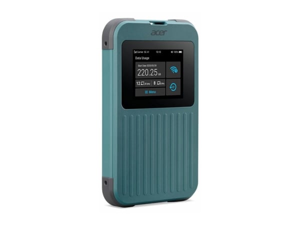 Acer Connect M4 - Mobil hotspot - 5G LTE - Wi-Fi 5, Wi-Fi 6 - med Global 20GB dataplan för de första 6 månaderna