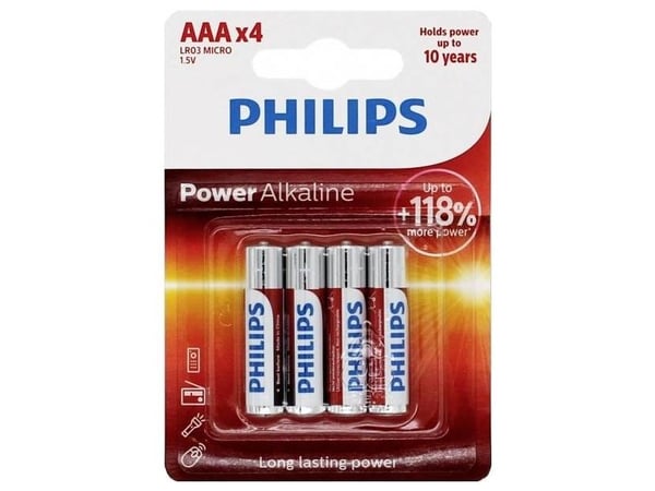 Philips Power Life AAA-paristo - 4 kpl