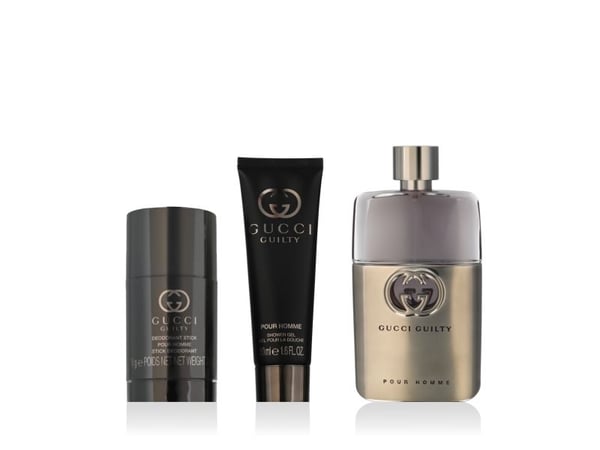 Gucci Guilty Pour Homme EDT 90 ml + DST 75 ml + SG 50 ml (herre)