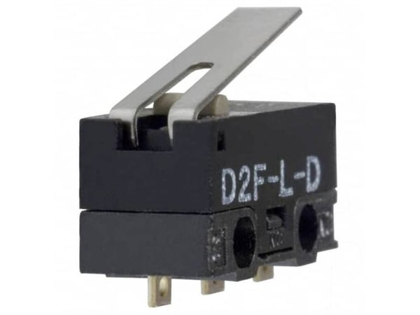 Omron D2F-L-D Mikrokytkin 30 V/DC 2 A 1 x On/(On) 1 kpl pussi