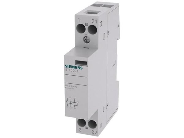 Siemens 5TT5001-0 Installationsbeskyttelse 1 x sluttekontakt, 1 x brydekontakt 20 A 1 stk