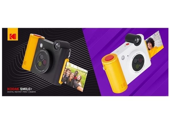 Kodak Smile+, 50,8 x 76,2 mm, musta, Keltainen, Suodatin, MicroSD (TransFlash), 5 MP, Auto