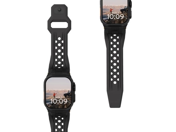 Urban Armor Gear 194158114037, Band, Smartklokke, Svart, Titan, Apple, Watch Series 4-6: SE 44mm, Series 7-9 45mm, Series 10 46mm, Series Ultra 1-2...