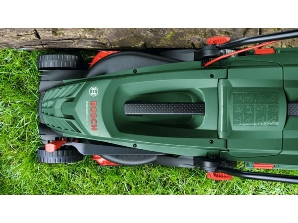 Bosch UniversalRotak 37-550, Perässäkäveltävä ruohonleikkuri, 37 cm, 25 cm, 70 cm, Sylinteriterät, 40 L