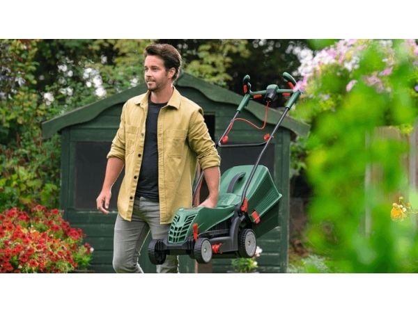Bosch UniversalRotak 37-550, Perässäkäveltävä ruohonleikkuri, 37 cm, 25 cm, 70 cm, Sylinteriterät, 40 L