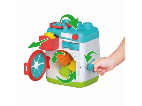 Clementoni Clemmy Soft Washing Machine, Rakennuspakkaus, 1 vuosi/vuosia, 6 kpl, 1,1 kg