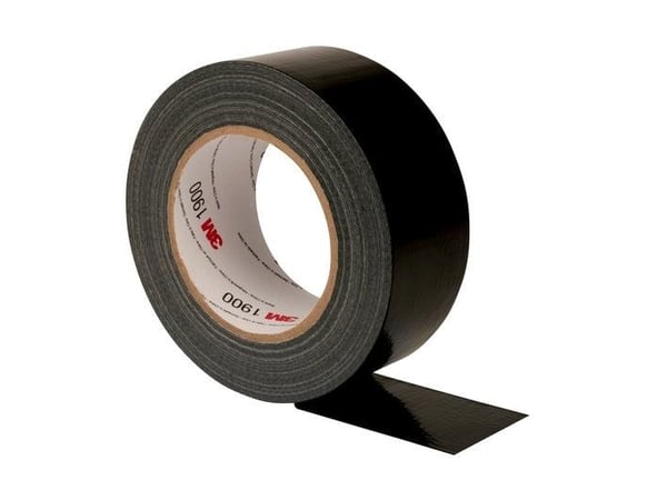 3M 7000071798, Musta, Niputus, Vahvistava, Kangas, 15%, 93 °C, 50 m