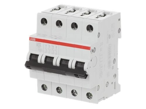 Automaattisulake C 40A, 4-napainen C-ominaisuus, katkaisukyky 6kA, 230/400V AC, 70mm leveä S204-C40