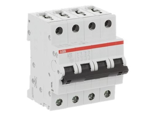 Automaattisulake C 40A, 4-napainen C-ominaisuus, katkaisukyky 6kA, 230/400V AC, 70mm leveä S204-C40