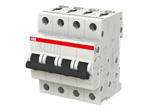ABB Automaattisulake D 16A, 4-napainenD-ominaisuus6kAoikosulkukapasiteetti230/400VAC, 72 mm leveä